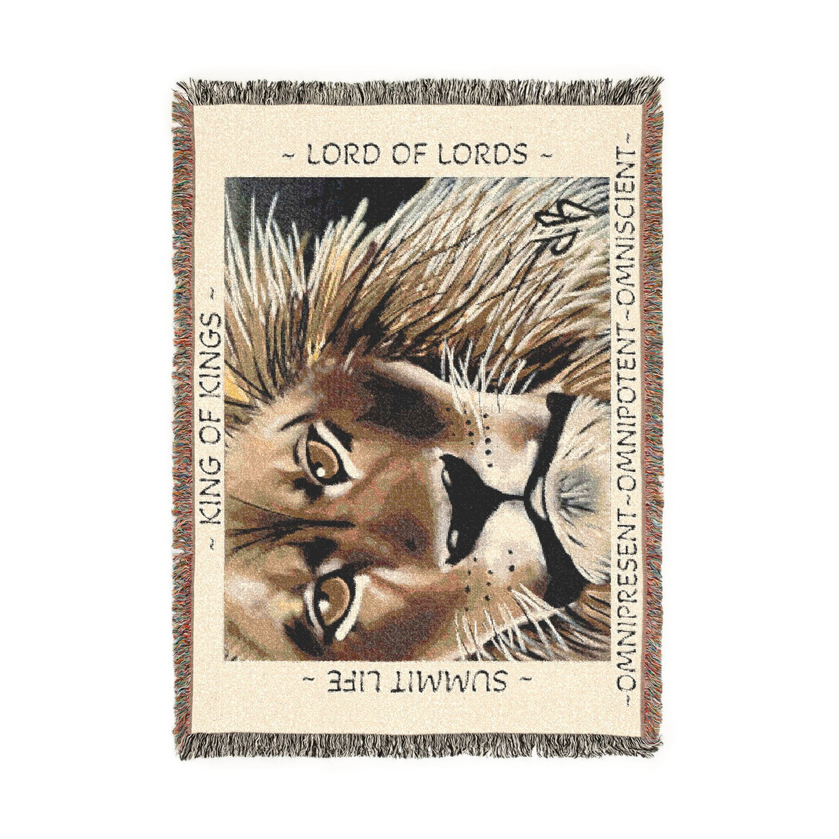King of Kings Woven Blanket
