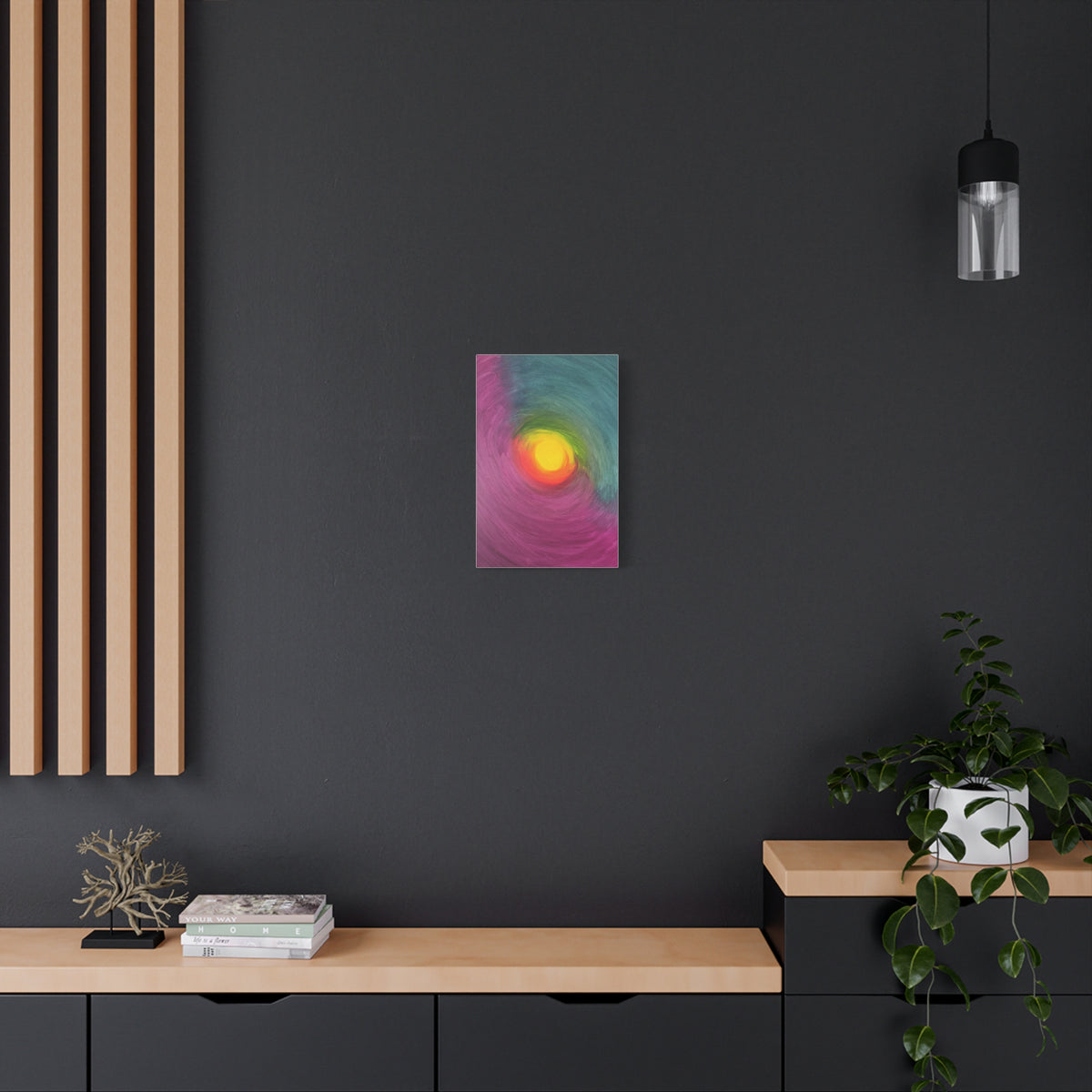 Let There Be Light, Print - 12X18 Vertical Matte Canvas, Stretched
