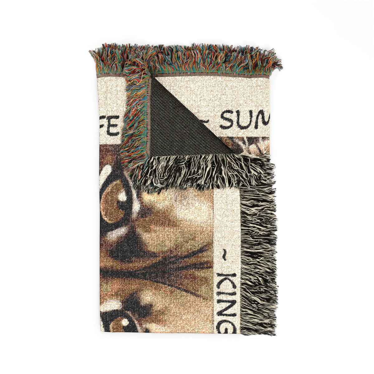 King of Kings Woven Blanket