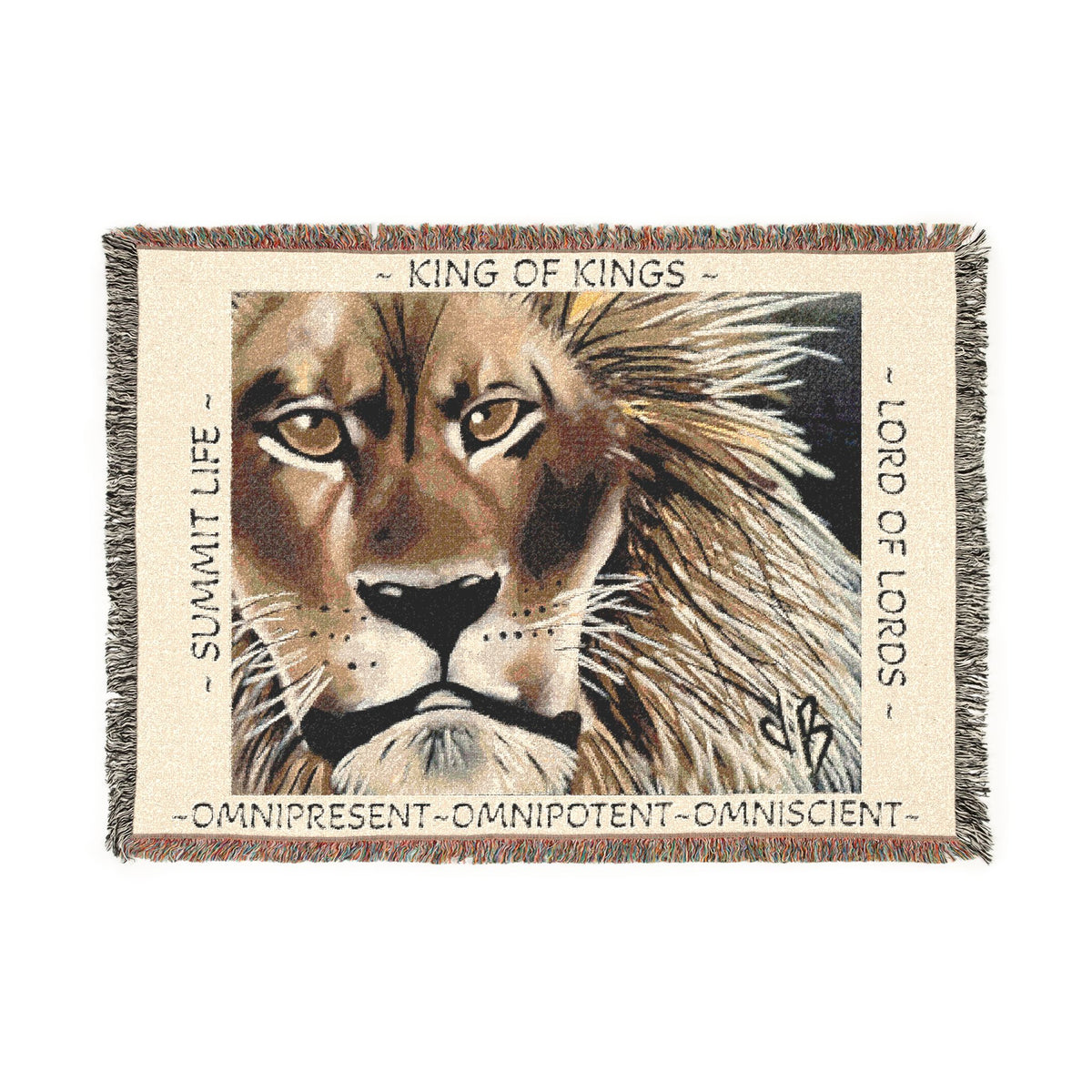 King of Kings Woven Blanket