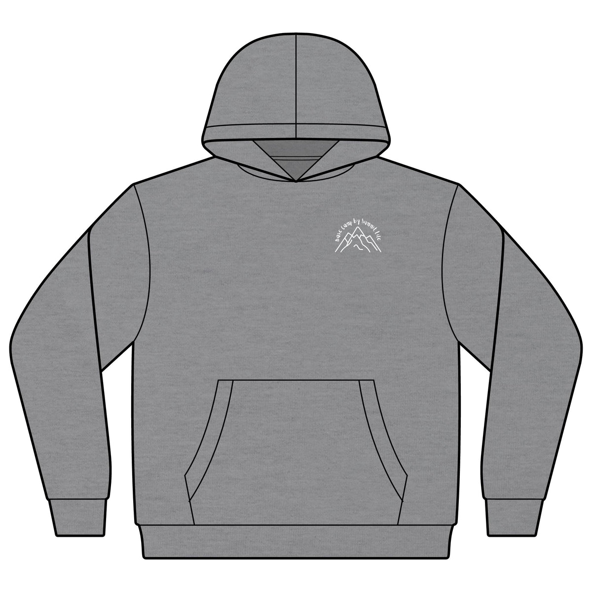 Base Camp by Summit Life: Youth Midweight Hooded Sweatshirt - Knit Together