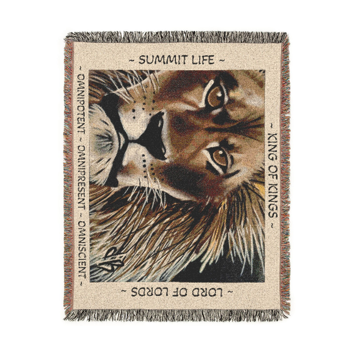 King of Kings Woven Blanket