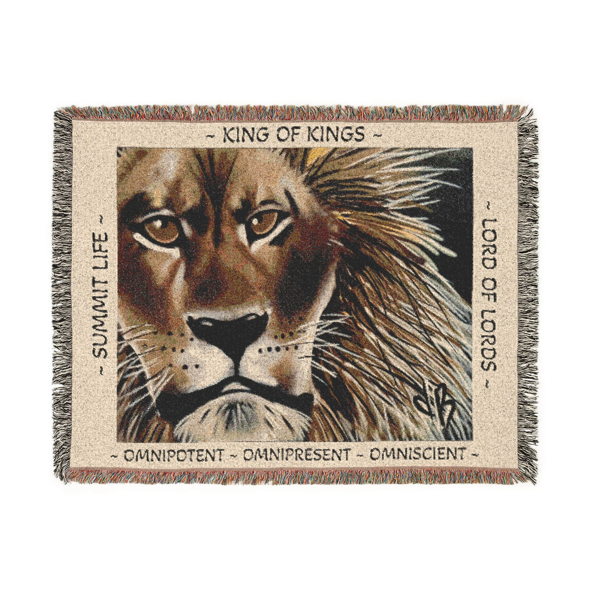 King of Kings Woven Blanket
